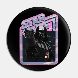 The Villain (pink starfield, original border) Pin