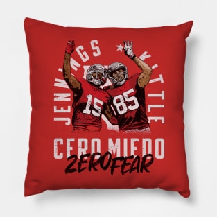 Jauan Jennings & George Kittle San Francisco Zero Fear Pillow