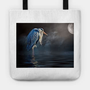 Blue Heron Moon Tote