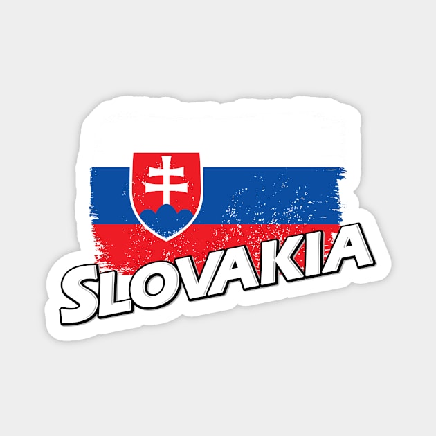 Slovakia flag Magnet by PVVD
