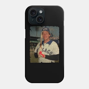 Carlton Fisk in Chicago White Sox Phone Case