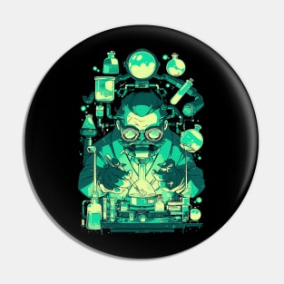 mad scientist Pin