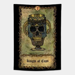 Knight Of Cups. Eternal Bones Tarot Design (Colorful) Tapestry