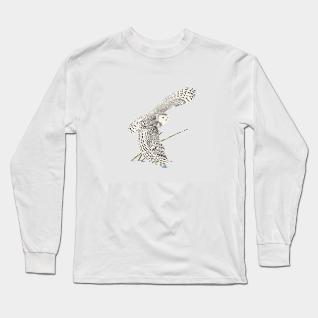 Snowy Owl T-Shirt - Snowy Owl In Flight T-Shirt Snowy Owl T-Shirt - Snowy Owl In Flight T-Shirt