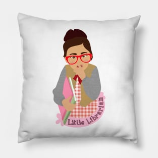 Little Librarian Girl Power Pillow