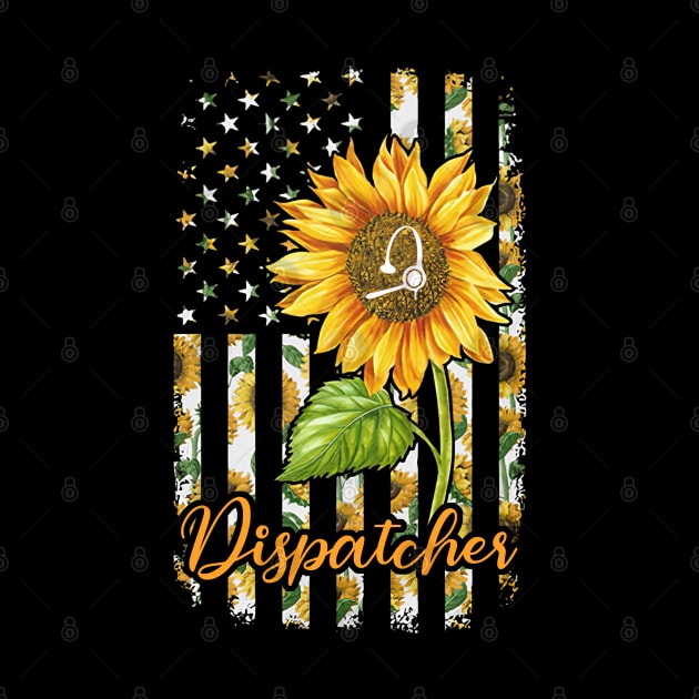Dispatcher Flag - Sunflower by janayeanderson48214