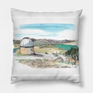 Mt John Watercolour Pillow