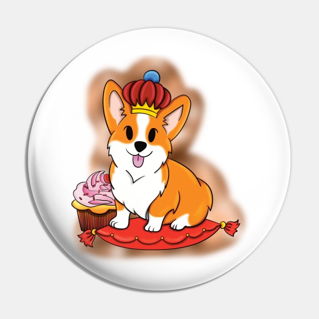 King Corgi Pin by Eikia