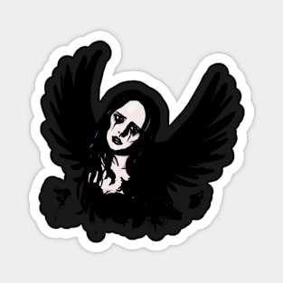 Gothic Angel (purple) Magnet