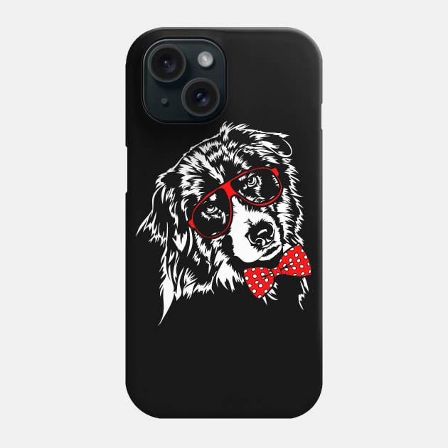 Funny Cute Australian Shepherd Aussie dog Phone Case by wilsigns