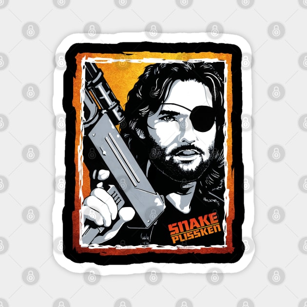 Snake Plissken Escape From New York Magnet by RustyRyan