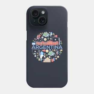 Argentina concept Phone Case