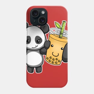 Panda Boba Bubble Tea Chinese Zodiac Phone Case