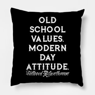 Tattooed Gentleman (Version III) Pillow