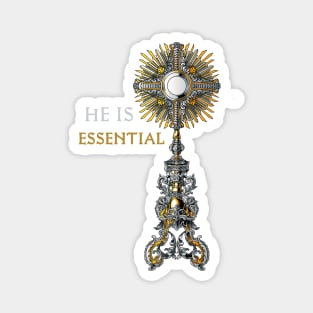 Catholic Monstrance Holy Mass Magnet