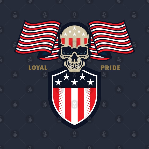 Loyal Pride Skull by Bag O' Bones