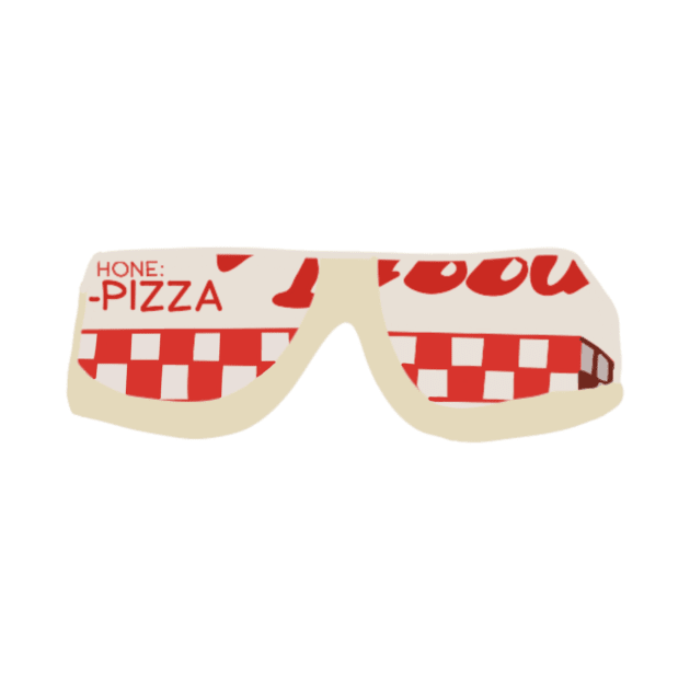 Elevens pizza blocker glasses - Stranger things by tziggles