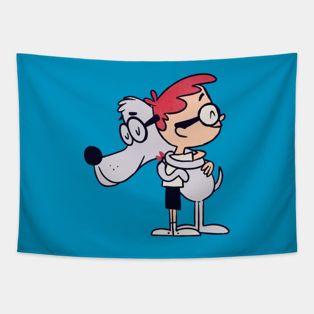 Mr Peabody and Sherman Tapestry by kareemik