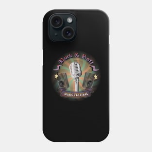 Rock And Roll Music Festival Phone Case