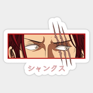 Shanks - One Piece Sticker for Sale by SchellStation