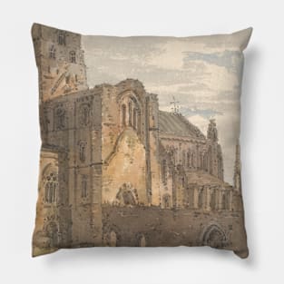 Carlisle Cathedral, Cumberland, from the South-West by Thomas Girtin Pillow