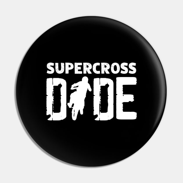 Super Dude Dirt Bike Freestyle Motocross Motorcycle Lover Pin by sBag-Designs