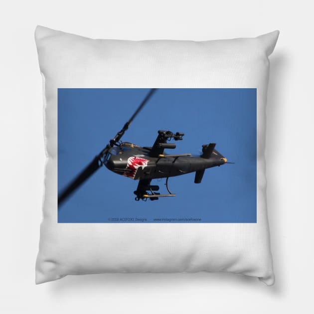 AH-1 Cobra attack Pillow by acefox1