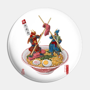 Samurai duel over Ramen Pin