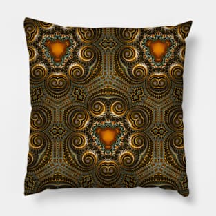 Serpent Mound Cymatics 75 Pillow