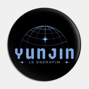 Yunjin Le Sserafim World Pin