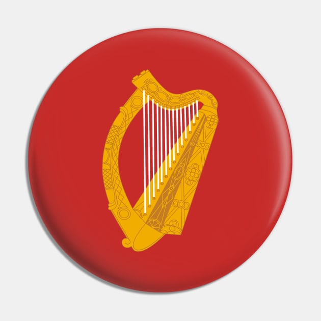 Irish Harp Pin by Historia