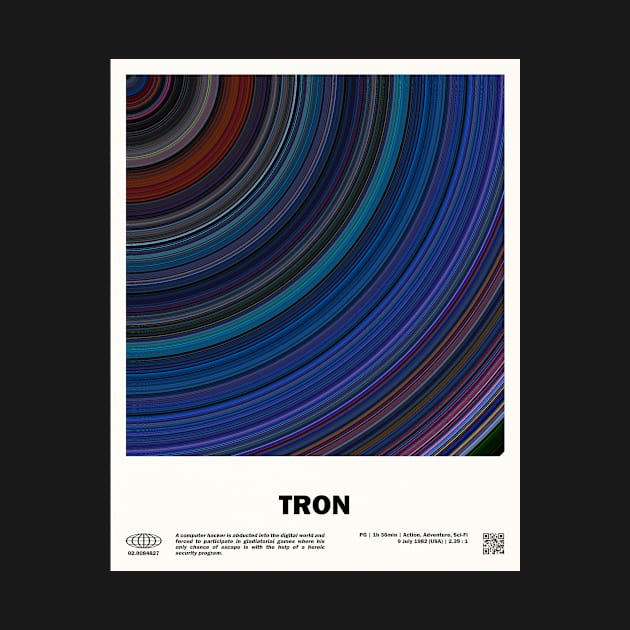 minimal_Tron Abstract Circular Movie by silver-light