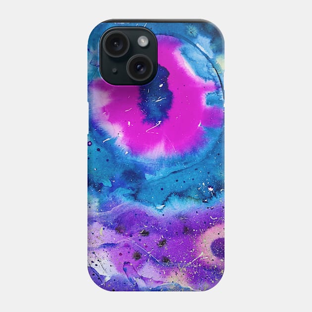 Galaxy eye Phone Case by KissArt