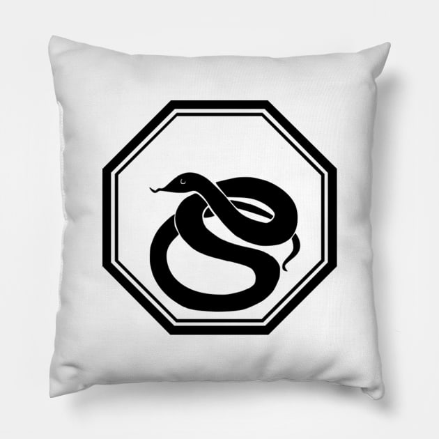 snake nice Pillow by leader