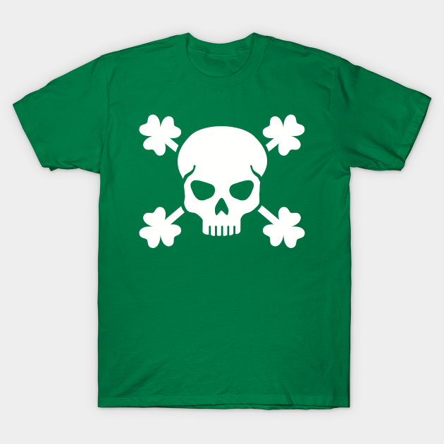 Shamrock skull skull - Shamrock - T-Shirt | TeePublic