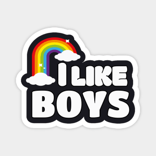 I like Boys LGBT Gay Pride Magnet