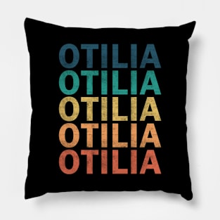 Otilia Name T Shirt - Otilia Vintage Retro Name Gift Item Tee Pillow