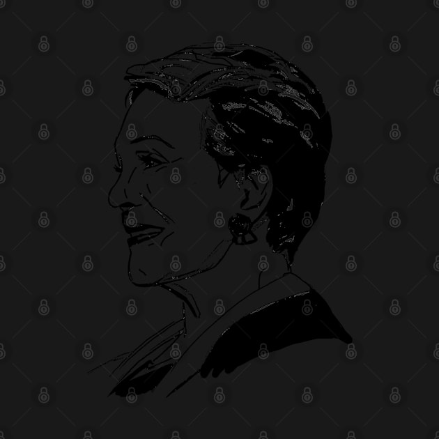 Julie Andrews Outline by baranskini