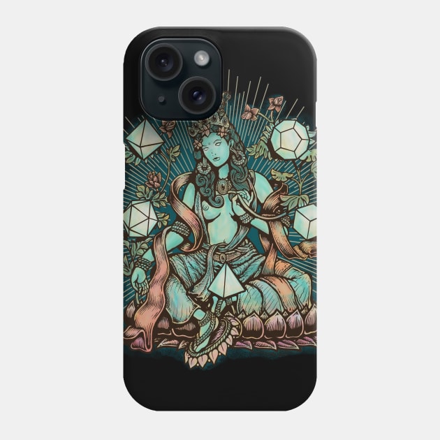 Sacred Geometry Mother - muted colors Phone Case by Roberto Jaras Lira