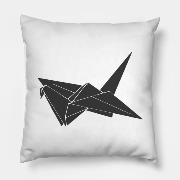 Origami Crane Pillow by AuroraCelestine