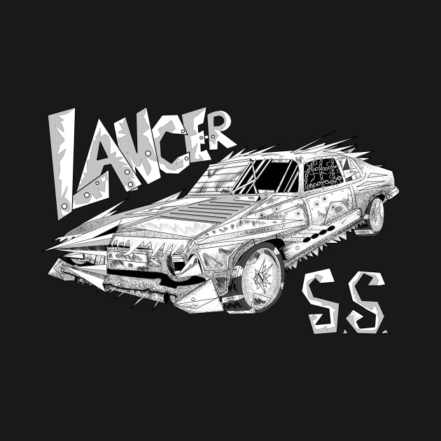 Lancer S.S. lettered by paintchips