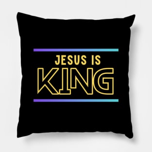 Jesus Is King | Christian Pillow