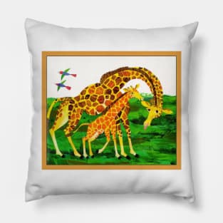 Giraffe - eric carle Pillow