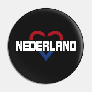 i love Nedherlands / ik hou van Nederland themed graphic design Pin