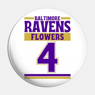 Baltimore Ravens Flowers 4 Edition 3 Pin