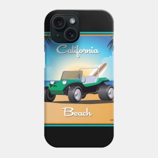 Manx Dune Buggy on California Beach Phone Case