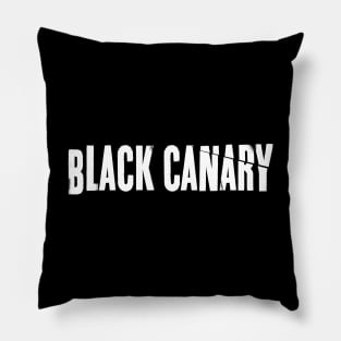 Black Canary Band Logo Pillow