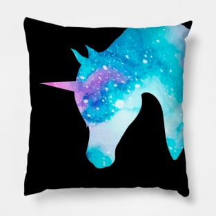 Galaxy Unicorn Head Pillow