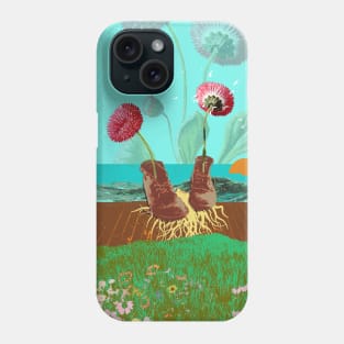 BOOTS & FLOWERS Phone Case