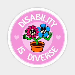 Disability Is Diverse - Disabled Awareness Magnet